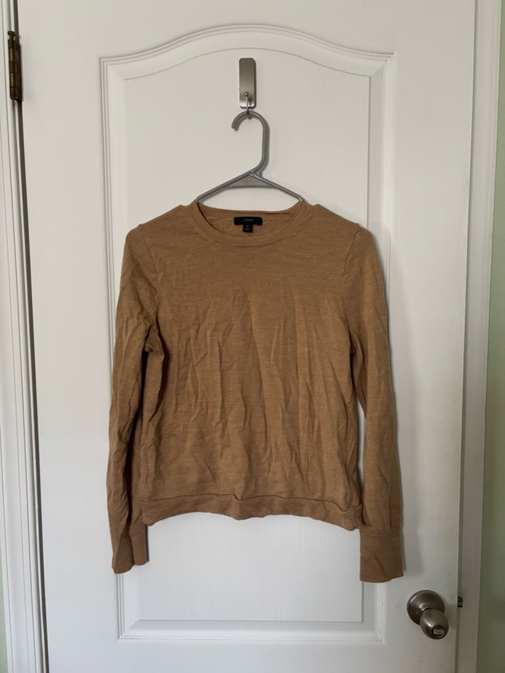 J. Crew Tan Crewneck Sweater
